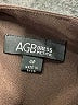 AGB Solid Brown Casual Dress Size 4 (petite) - photo 7