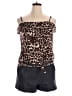 Heart Soul 100% Rayon Brown Romper Size XL - photo 1