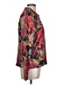 Persona 100% Polyester Floral Red Long Sleeve Blouse Size L - photo 4