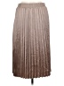Pleione Metallic Brown Tan Casual Skirt Size L - photo 1
