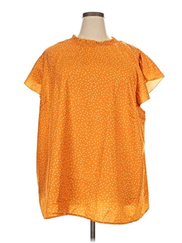 BLOOMCHIC Short Sleeve Blouse (view 1)