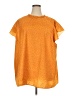 BLOOMCHIC 100% Polyester Orange Short Sleeve Blouse Size 28 - photo 1