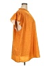 BLOOMCHIC 100% Polyester Orange Short Sleeve Blouse Size 28 - photo 4