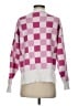 Beach Riot Checkered-gingham Pink Pullover Sweater Size S - photo 2