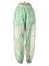 Fabletics 100% Polyester Tropical Green Casual Pants Size S - photo 1