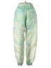 Fabletics 100% Polyester Tropical Green Casual Pants Size S - photo 2