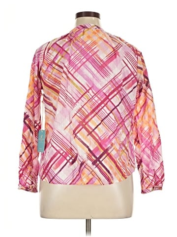 Caribbean Joe Long Sleeve Blouse (view 2)