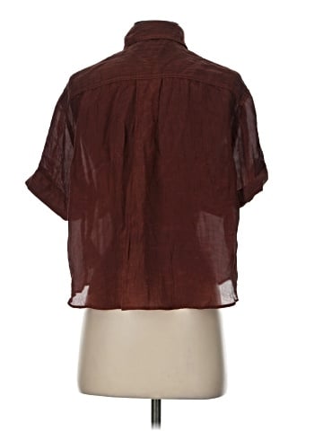 Madewell Crinkled Utility Button-Up Shirt (view 2)