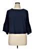Roylamp 100% Polyester Blue 3/4 Sleeve Top Size XL - photo 1