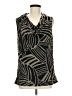 Dana Buchman 100% Polyester Black Sleeveless Blouse Size M - photo 1