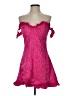 Line & Dot 100% Polyester Hearts Pink Cocktail Dress Size S - photo 1