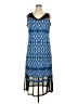Nue Options Graphic Blue Casual Dress Size XL Petite - photo 1