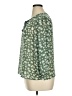 Fun2Fun 100% Polyester Green 3/4 Sleeve Blouse Size XL - photo 5