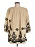 Hazel Tan 3/4 Sleeve Blouse Size M - photo 2