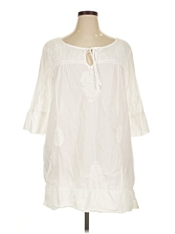La Cera 3/4 Sleeve Blouse (view 1)