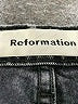 Reformation Chevron-herringbone Black Jeans Size 23 waist - photo 7