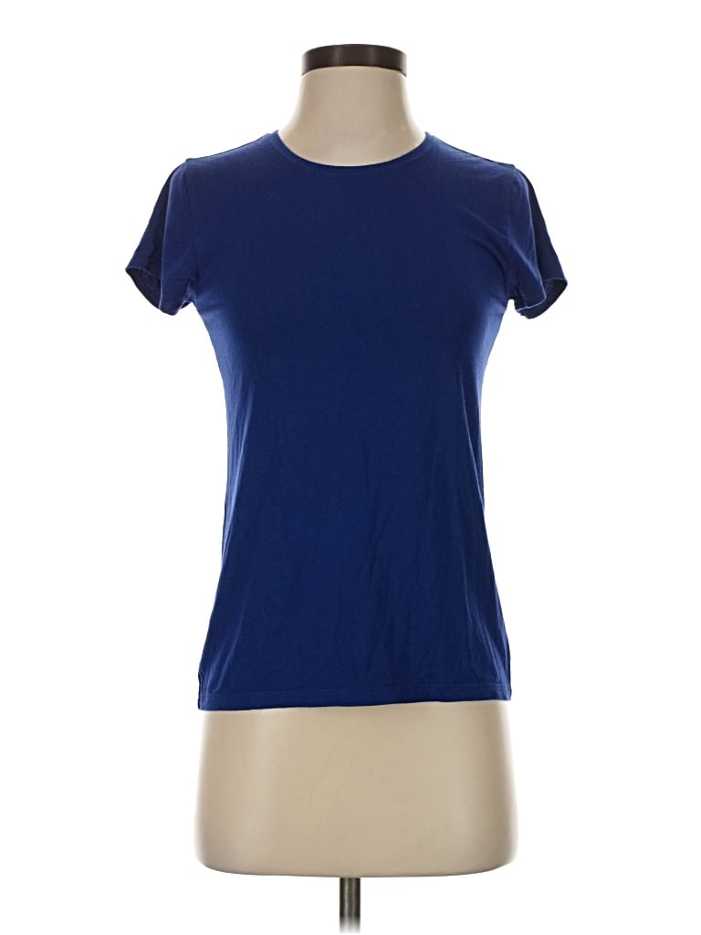 Pre-owned J.crew 365 Active T-shirt In Blue