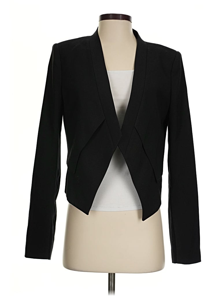 Pre-owned Bcbgmaxazria Blazer Jacket In Black
