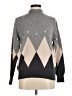 Peserico 100% Cashmere Chevron-herringbone Gray Cashmere Pullover Sweater Size EU (IT) 42 / US 6 - photo 1
