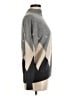 Peserico 100% Cashmere Chevron-herringbone Gray Cashmere Pullover Sweater Size EU (IT) 42 / US 6 - photo 4