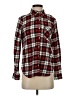 Forever 21 Plaid Red Long Sleeve Button-Down Shirt Size S - photo 1