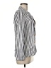 British Khaki 100% Linen Stripes Blue Blazer Size M - photo 4