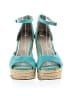 Very Volatile Teal Wedges Size 9 - photo 2