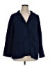 Eileen Fisher 100% Organic Cotton Blue Blazer Size XL - photo 1