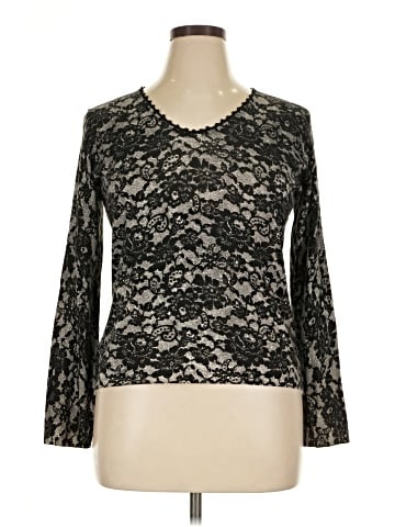 Worthington Long Sleeve Top (view 1)