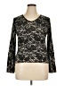 Worthington Black Long Sleeve Top Size XL - photo 1