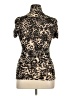 Moa Moa Brown Short Sleeve Top Size XL - photo 2