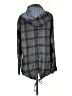 We the Free 100% Nylon Plaid Gray Jacket Size S - photo 2