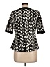 NY Collection Black Short Sleeve Top Size L (petite) - photo 2