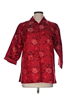 Chico's Design 3/4 Sleeve Silk Top (view 1)