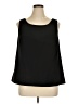 NIPON BOUTIQUE Black Sleeveless Blouse Size 16 - photo 1