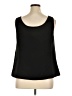 NIPON BOUTIQUE Black Sleeveless Blouse Size 16 - photo 2