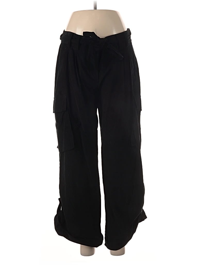 Pre-owned Donna Karan Cargo Pants In Black
