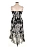 Fashion Bug 100% Polyester Graphic Black Cocktail Dress Size 0X - photo 2