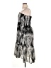 Fashion Bug 100% Polyester Graphic Black Cocktail Dress Size 0X - photo 5