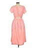 Universal Thread 100% Cotton Solid Pink Casual Dress Size L - photo 2