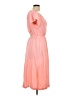 Universal Thread 100% Cotton Solid Pink Casual Dress Size L - photo 4