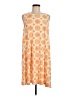 Allison Brittney Print Orange Casual Dress Size M - photo 1