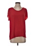 Ann Taylor LOFT 100% Polyester Red Short Sleeve Top Size S - photo 1