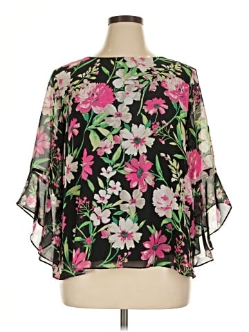 Kasper 3/4 Sleeve Blouse (view 1)