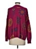 Desigual Paisley Purple Pullover Sweater Size S - photo 2