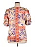 CeCe 100% Polyester Orange Short Sleeve Blouse Size XL - photo 2
