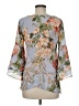 Chenault 100% Polyester Blue 3/4 Sleeve Blouse Size M - photo 2