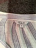 Rails Stripes Silver 3/4 Sleeve Blouse Size S - photo 7