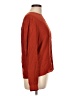 Kasper A.S.L. Solid Orange Red Long Sleeve Blouse Size 10 - photo 4