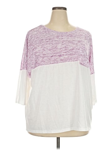 Woman Within 3/4 Sleeve T-Shirt (view 1)